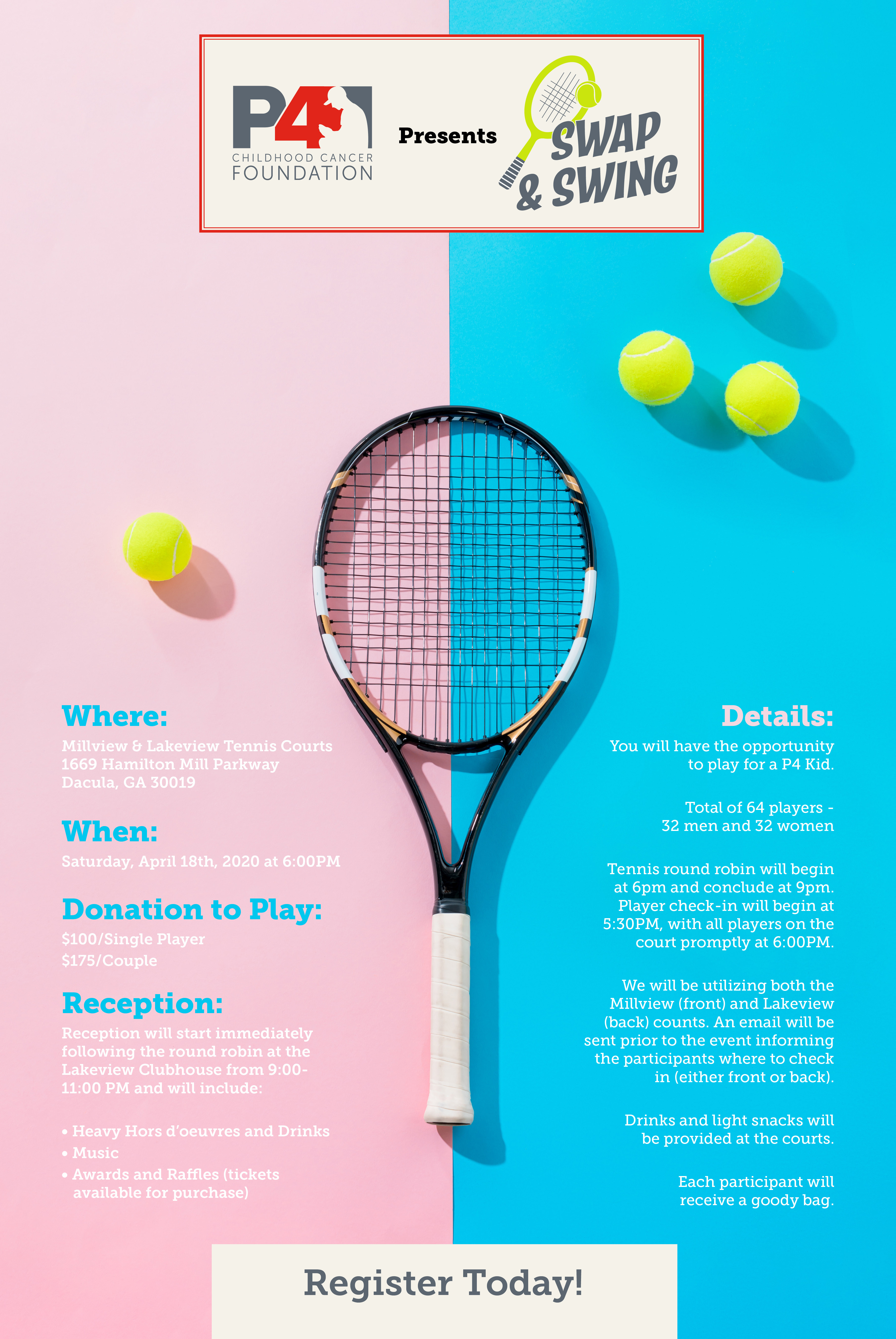 P4 – Swap & Swing Tennis Tournament